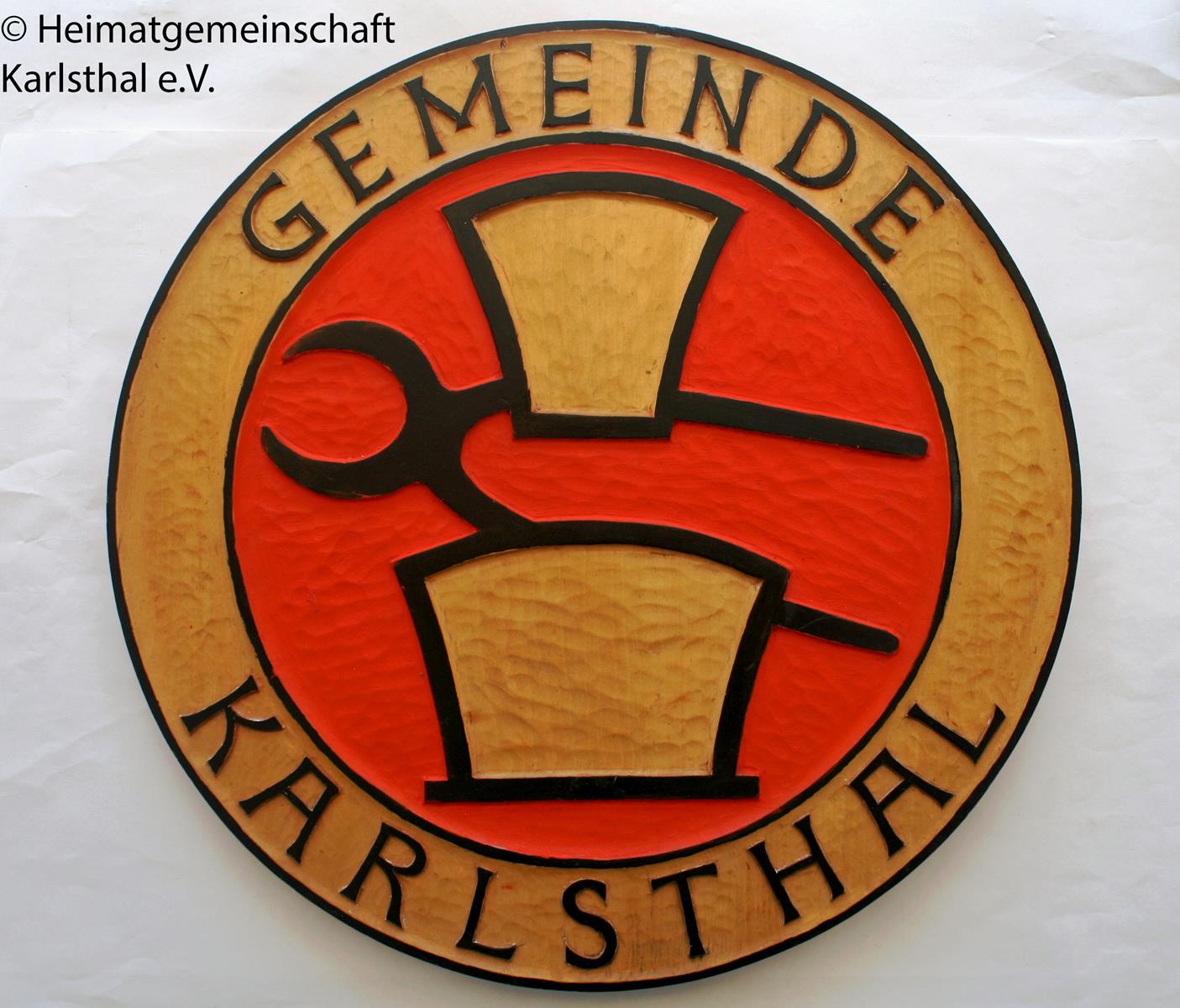 Wappen Gemeinde Karlsthal nach Reparatur - C (Copy)